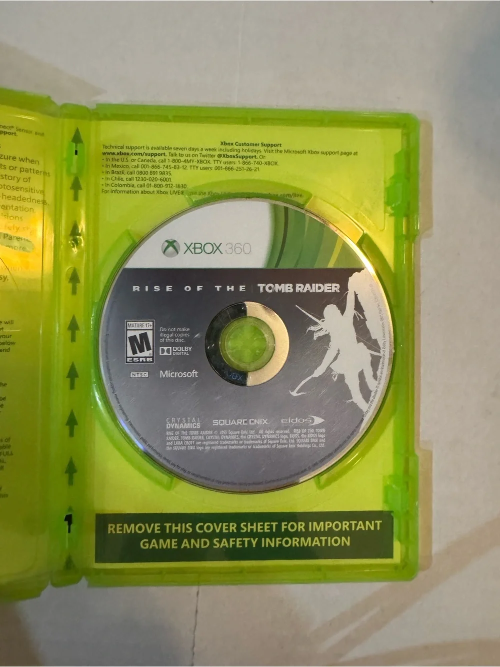 Rise of the Tomb Raider (Microsoft Xbox 360, 2015) Tested